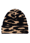 Beanie cheeta - Schwarz