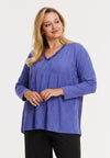 Tunic A-line ROMBO - light purple