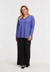 Tunic A-line ROMBO - light purple