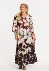 Maxi dress ELODEA - dark red