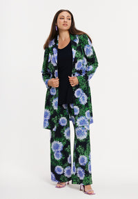 Blazer long FULL BLOSSOM - blue - #4