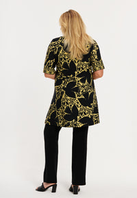 Tunic wide bottom PARADISE - yellow - #3