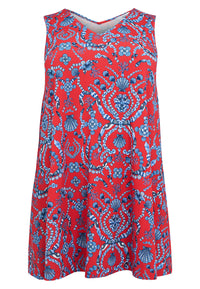 Singlet swing SHELLSCAPE - light red - #3