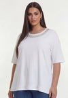 T-shirt glassbeads - Weiß