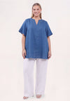 Tunic short sleeve LINEN - #1