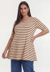 Tunika flare breton - Schwarz