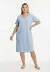 Dress Short INDIGO - light blue
