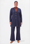 Blazer flare long DENIM DOLCE - indigo
