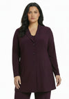 Blazer long UNI DOLCE - dark purple - #1