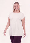 Top UNI DOLCE - ecru
