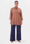 Tunika fishbone - mid brown