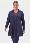 Tunika wide bottom denim dolce - Indigo