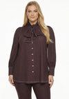 Tunika denim dolce brown - braun