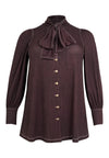 Tunika denim dolce brown - braun