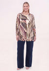 Tunika flare aquarello - multi