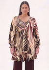 Tunika wide bottom aquarello - multi