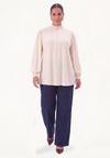 Tunika flare uni r-dolce - rosa