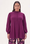 Tunika flare uni dolce - Violett