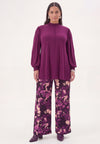 Tunika flare uni dolce - Violett