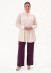 Tunika wide bottom uni r-dolce - rosa