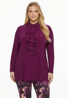 Tunic flare UNI DOLCE - purple 