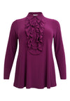 Tunic flare UNI DOLCE - purple - #1