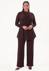 Tunika flare uni dolce - braun