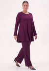 Tunika wide bottom eco vero - Violett