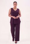 Singlet uni dolce - dark purple