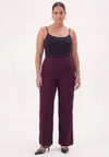Trousers straight ECO VERO - purple - #2