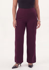 Trousers straight ECO VERO - purple 