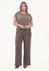 Trousers straight UNI DOLCE - light green - #1