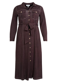 Midikleid DENIM DOLCE BROWN - #4