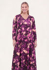 Dress midi CICLAMY - purple 