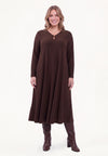 Dress midi UNI DOLCE - brown - #2