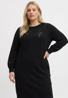 Dress MOONFLEECE - black - #2