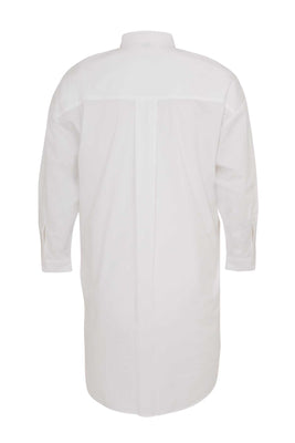 Tunic blouse cotton - white  - #3