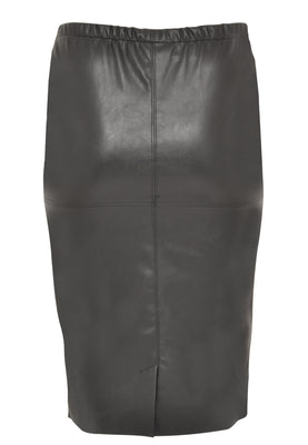 Skirt fake leather - black  - #2