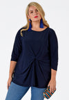 Shirt knotted DOLCE - blue