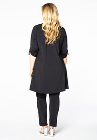 Blouse long roll sleeve COCO - black - #3