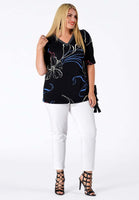 Shirt relax beaded LAUREN - black - #2