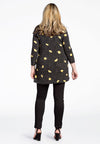 Shirt flare frill LEMON - black - #3