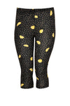 Legging 7/8 LEMON - black - #4