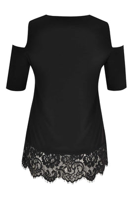 Tunic flare lace DOLCE - black  - #3