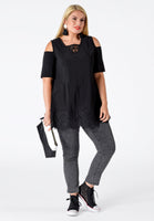 Tunic flare lace DOLCE - black - #2