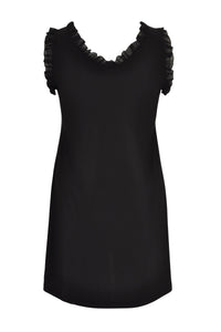 Singlet wide bottom ruffle DOLCE - black - #3