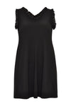 Singlet wide bottom ruffle DOLCE - black - #4