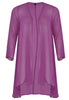 Blouse jacket voile UNI - purple - #4