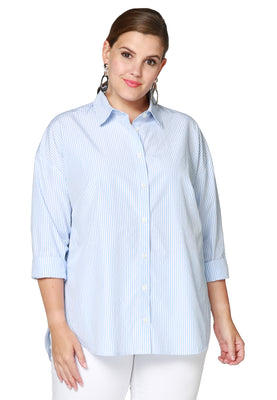 Blouse stripe - blue - #1