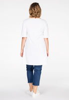 Tunic wide bottom Y - white - #3